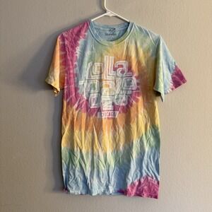 Lollapalooza 2017 Tye Dye Shirt - S Short Sleeve Official Merch With Lineup